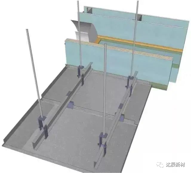 達辰新材施工第十八期地面、吊頂、墻面三維節(jié)點做法